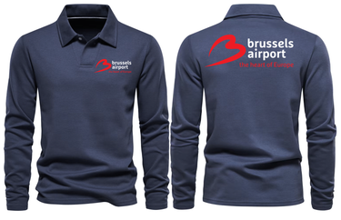 AER BRUSSELS AIRPORT LONG SLEEVE POLO